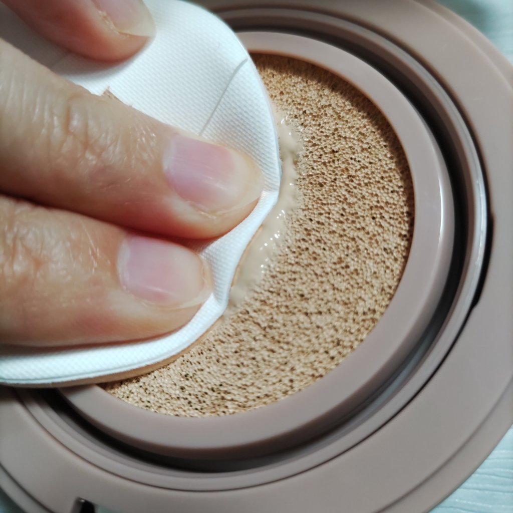 ハグクッション/mude./クッションファンデーションを使ったクチコミ（2枚目）