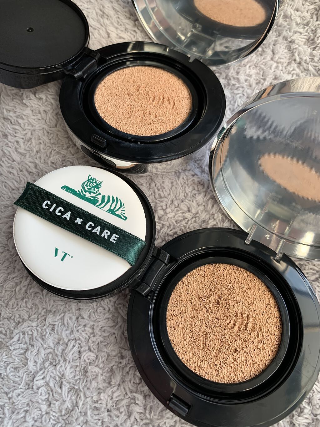 CICA エアリーフィットカバークッション/VT/クッションファンデーションを使ったクチコミ（3枚目）