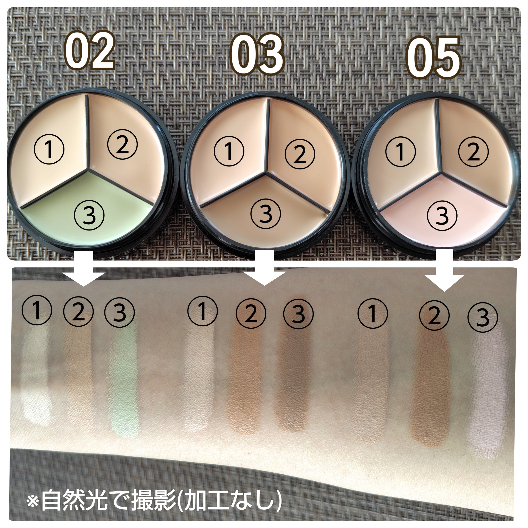 lovelycc マジックカバーチートコンシーラー/LOVELYCC/パレットコンシーラーを使ったクチコミ（2枚目）