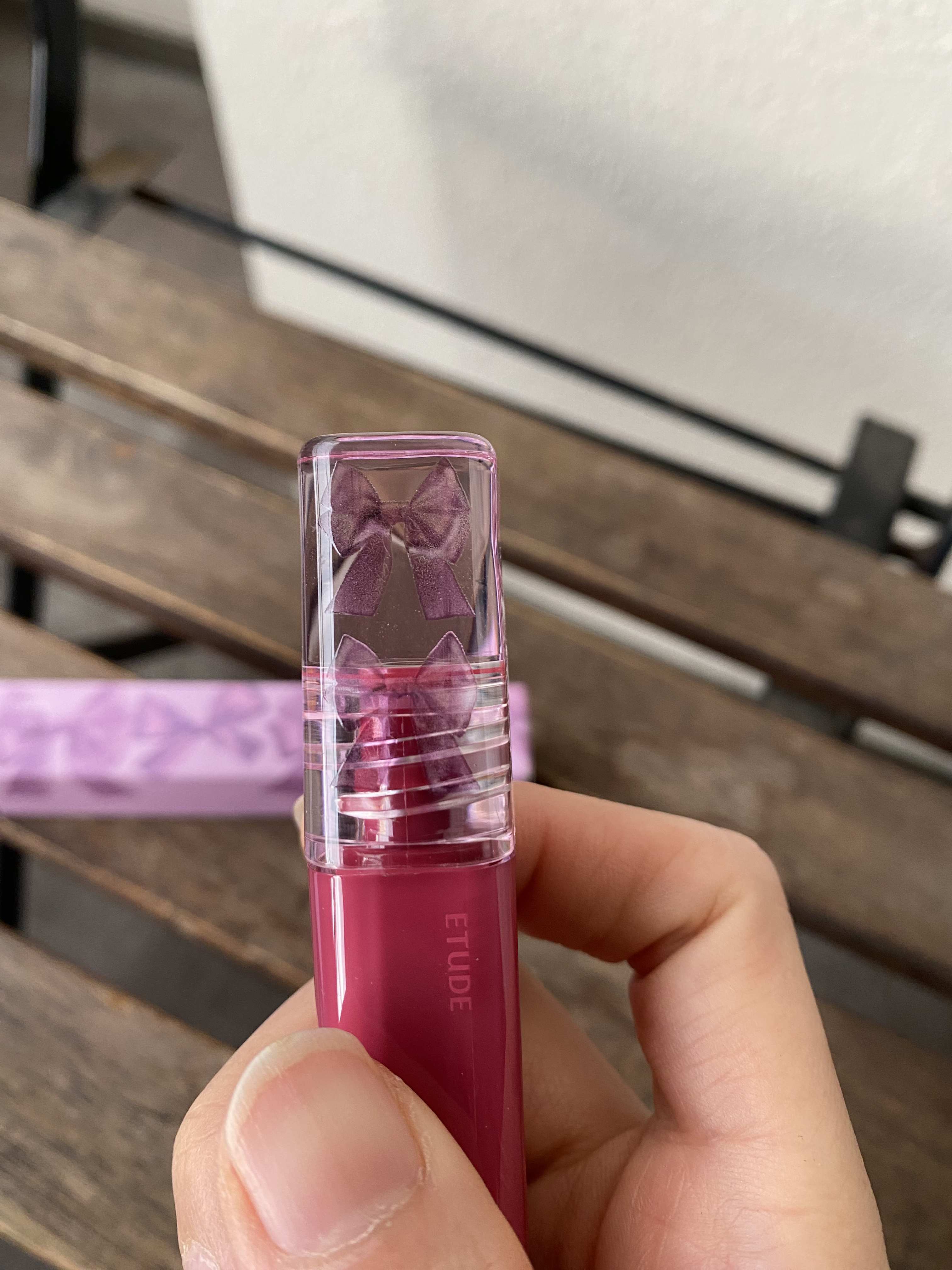 グロウ フィクシングティント レッドサングリア/ETUDE/リップティントを使ったクチコミ（2枚目）