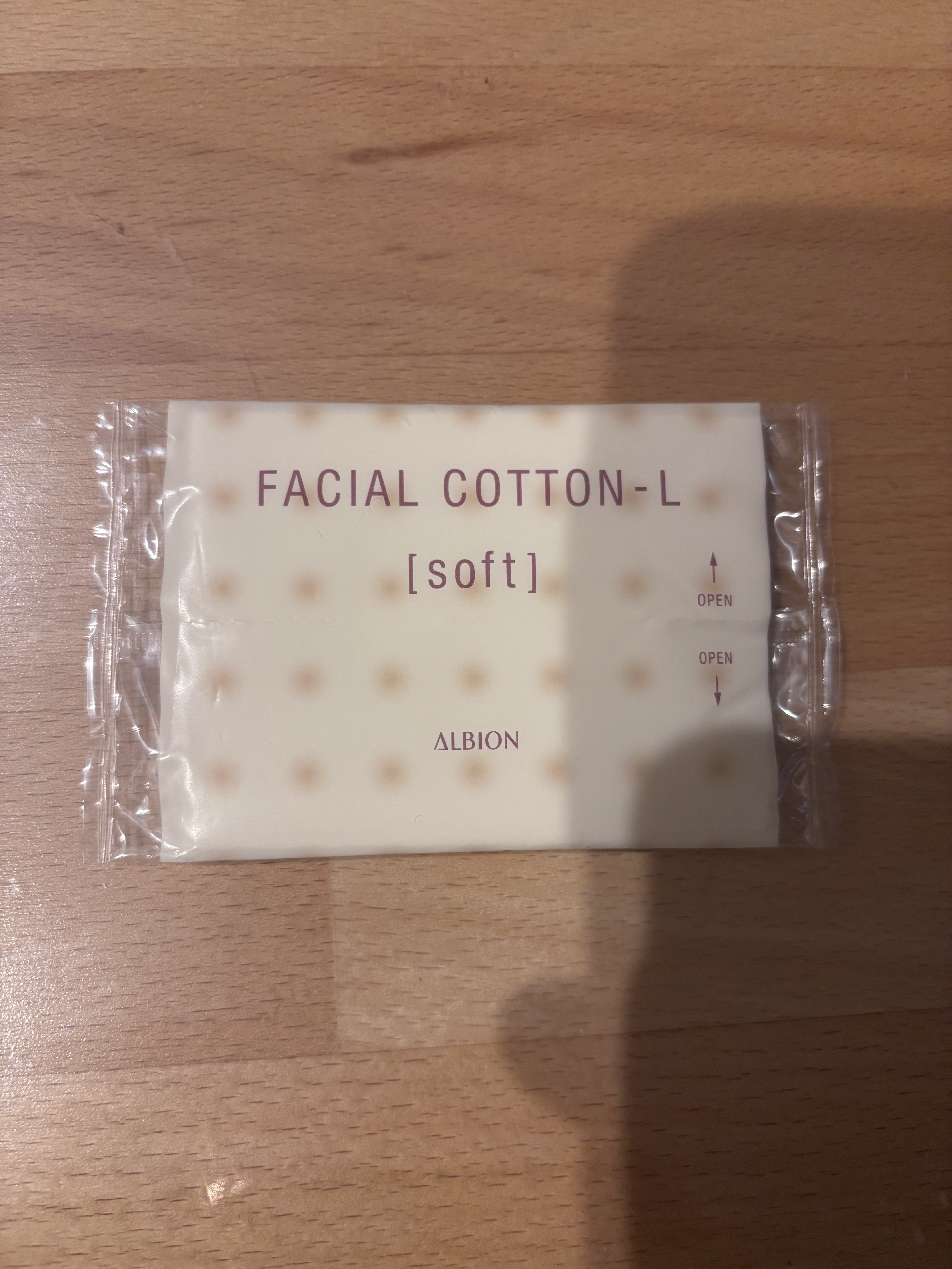 スキンケア方法》アルビオン フェイシャルコットンL（ソフト