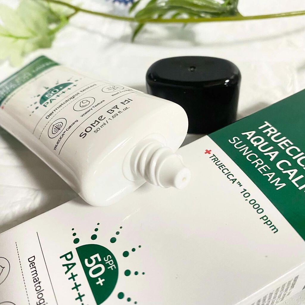 TRUECICA アクアカーミング日焼け止め/SOME BY MI/日焼け止めクリームを使ったクチコミ(3枚目)