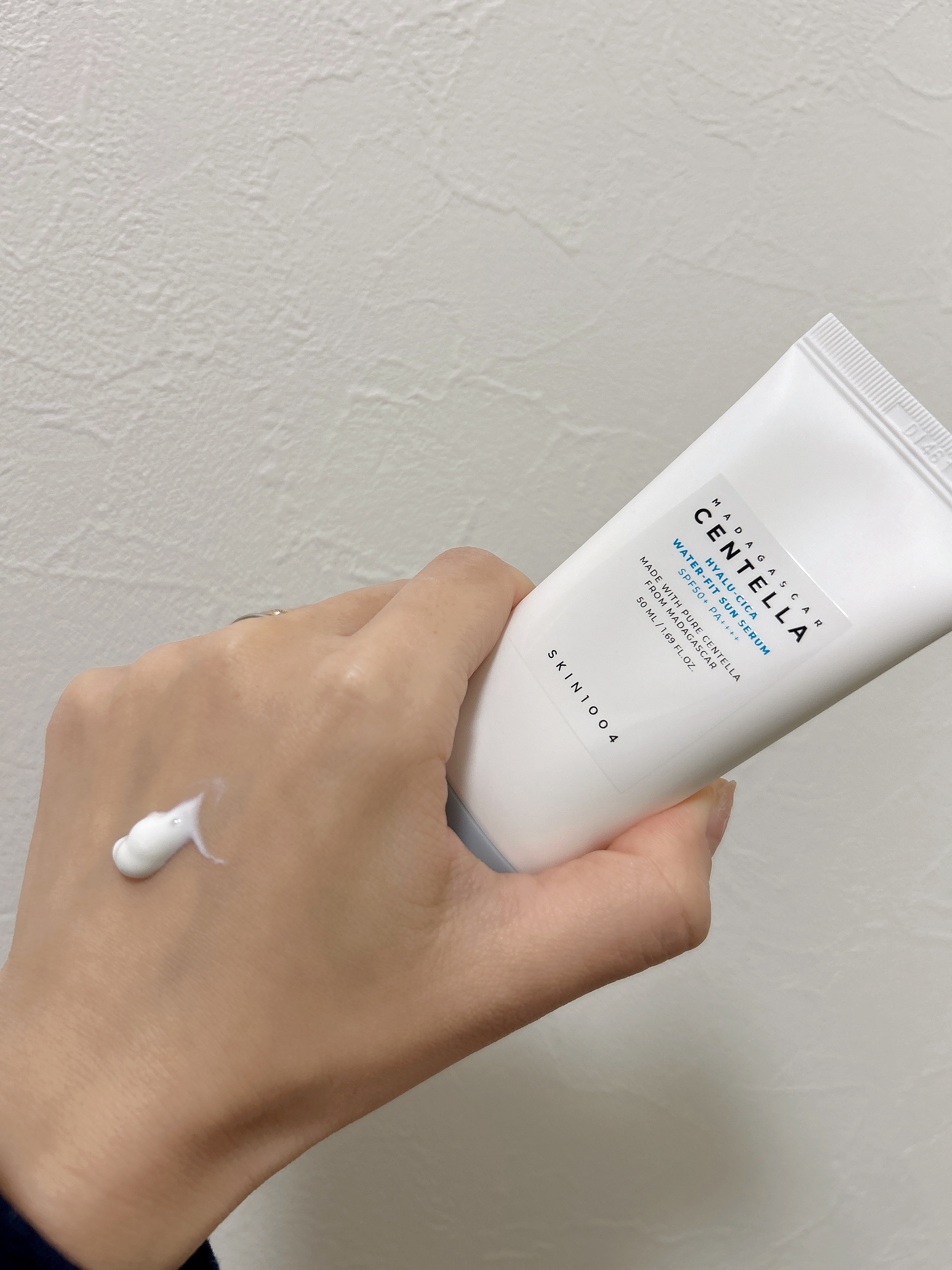 ヒアルーシカ ウォーターフィット サンセラム/SKIN1004/日焼け止めローションを使ったクチコミ（1枚目）