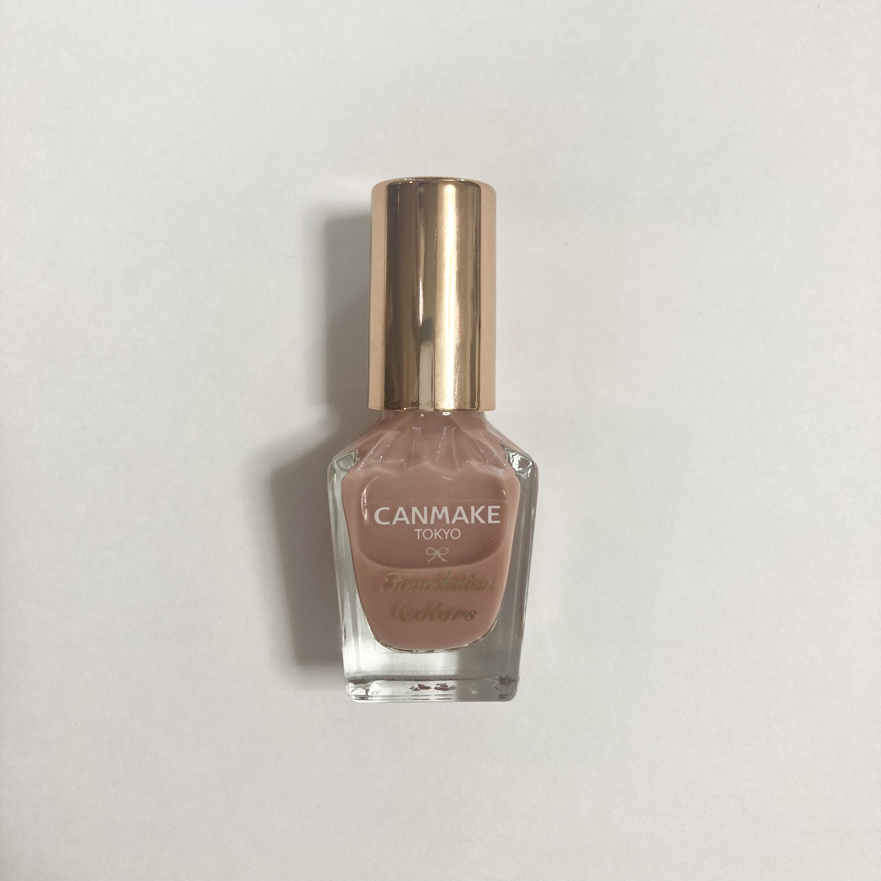 ファンデーションカラーズ 06 シアーアプリコット/キャンメイク/マニキュアを使ったクチコミ（1枚目）