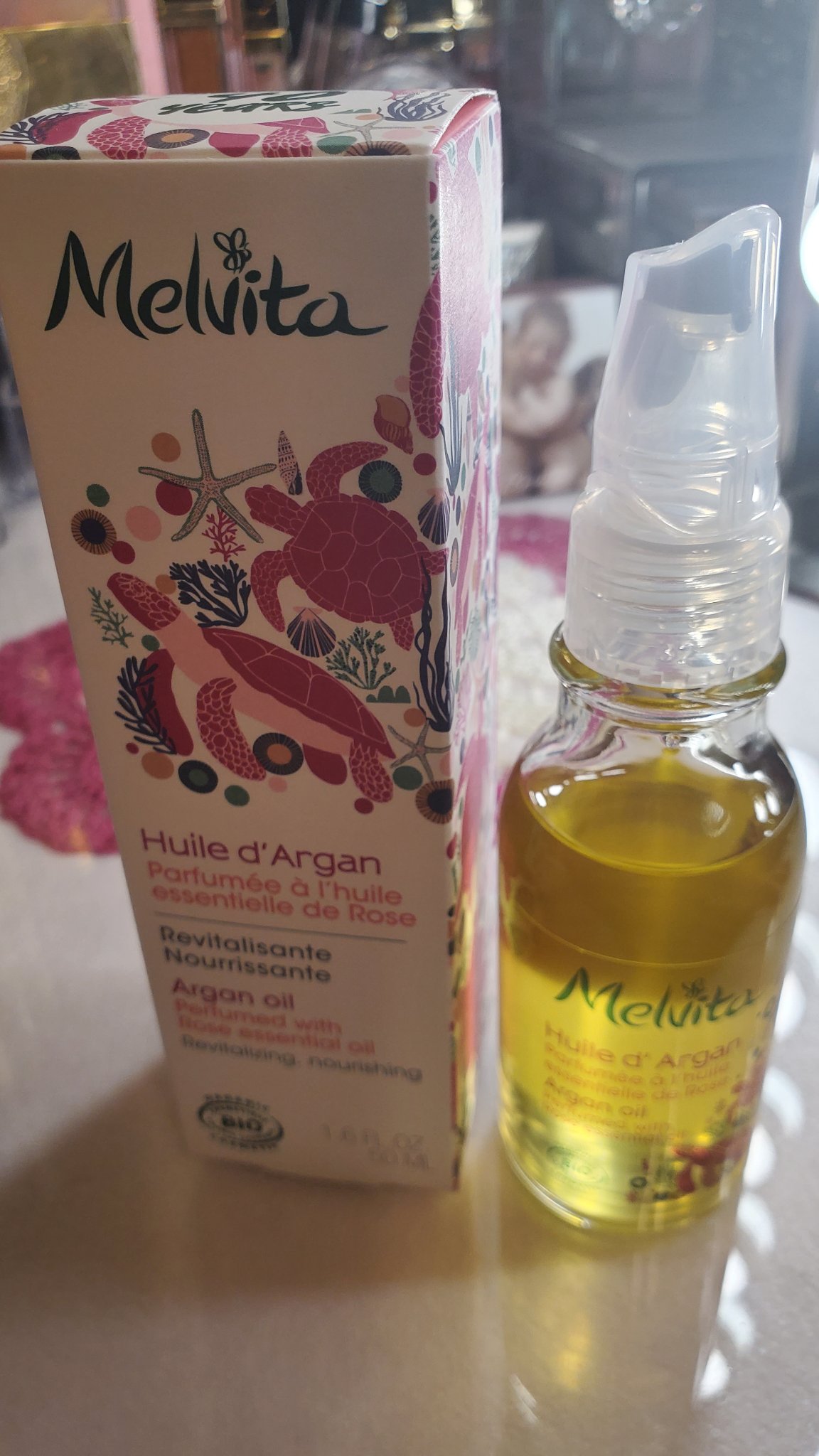 ビオオイル アルガンオイル ローズ/Melvita/ブースター・導入液を使ったクチコミ（1枚目）