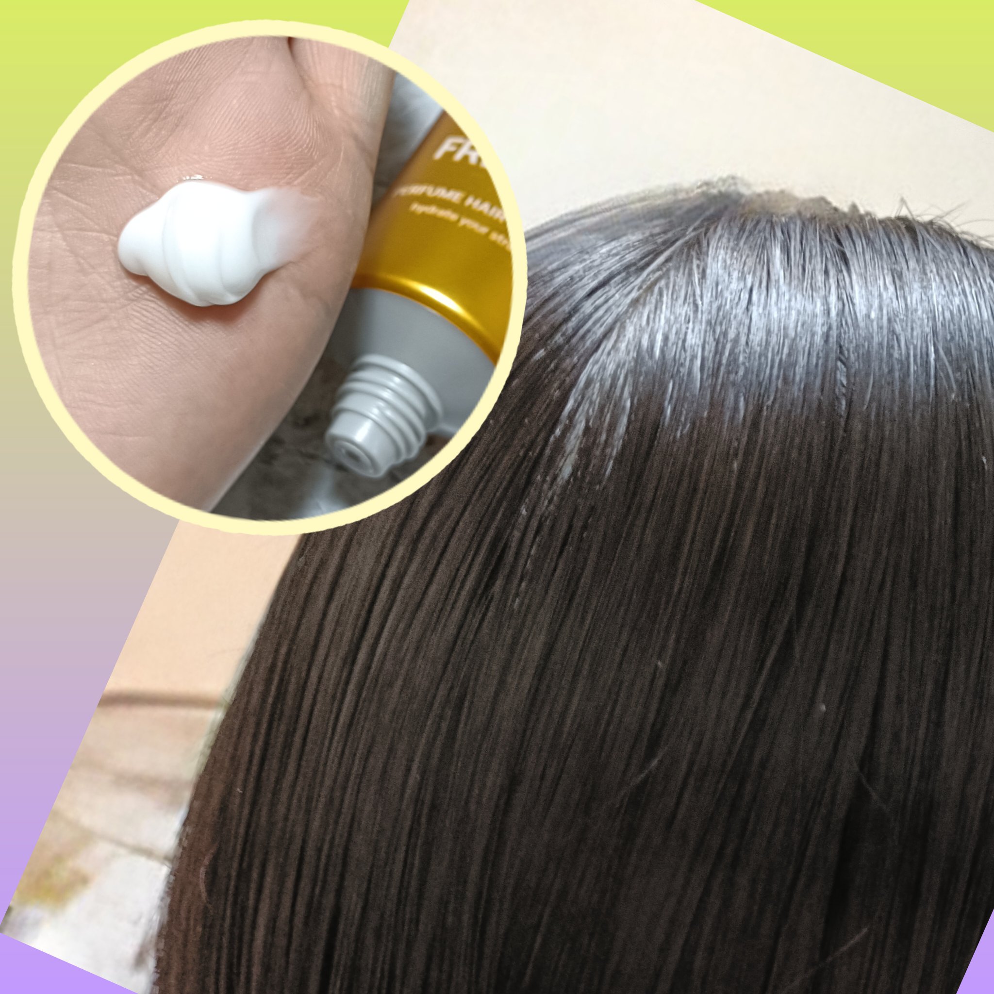 パフュームヘアエッセンス 01サンセットフリージア/JUL7ME/ヘアトリートメントを使ったクチコミ（2枚目）