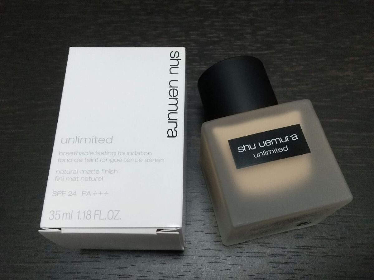 (旧)アンリミテッド ラスティング フルイド/shu uemura/リキッドファンデーションを使ったクチコミ(1枚目)