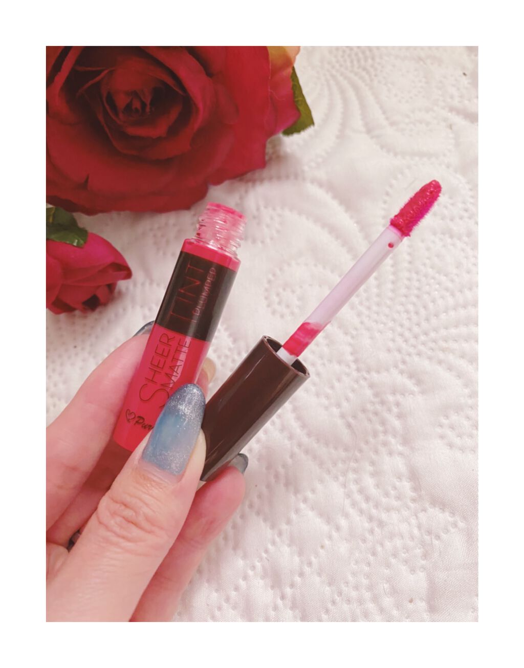 シアーマットティントプランパー/ピュレア/リップティントを使ったクチコミ（3枚目）