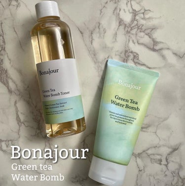 Bonajour 

Green Tea Water Bomb
トナー/水分クリーム

なめらかな使用感と肌へのやさしさを両立させたヴィーガンスキンケア🌿

こちらの商品はどちらも香りがなく、低刺激なの