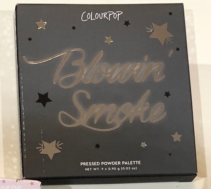 BLOWIN' SMOKE/ColourPop/アイシャドウパレットを使ったクチコミ(3枚目)