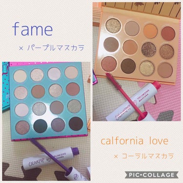 Fame Palette/ColourPop/パウダーアイシャドウを使ったクチコミ（2枚目）