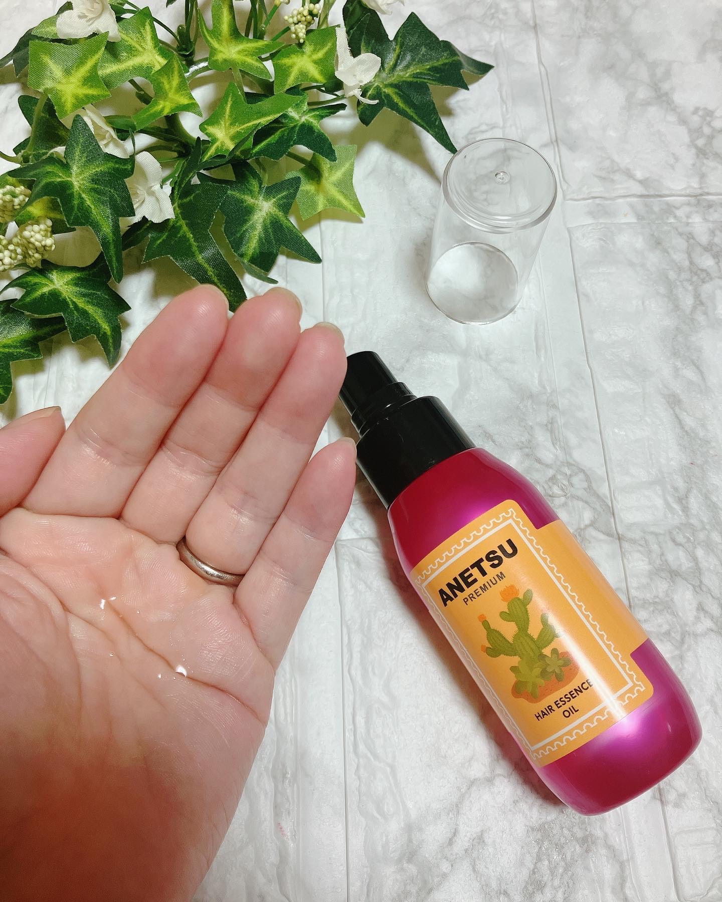 アネツプレミアムヘアエッセンス/ANETSU/ヘアオイルを使ったクチコミ（2枚目）