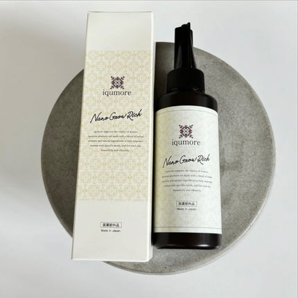 ナノグロウリッチ/iqumore/頭皮ローションを使ったクチコミ(2枚目)