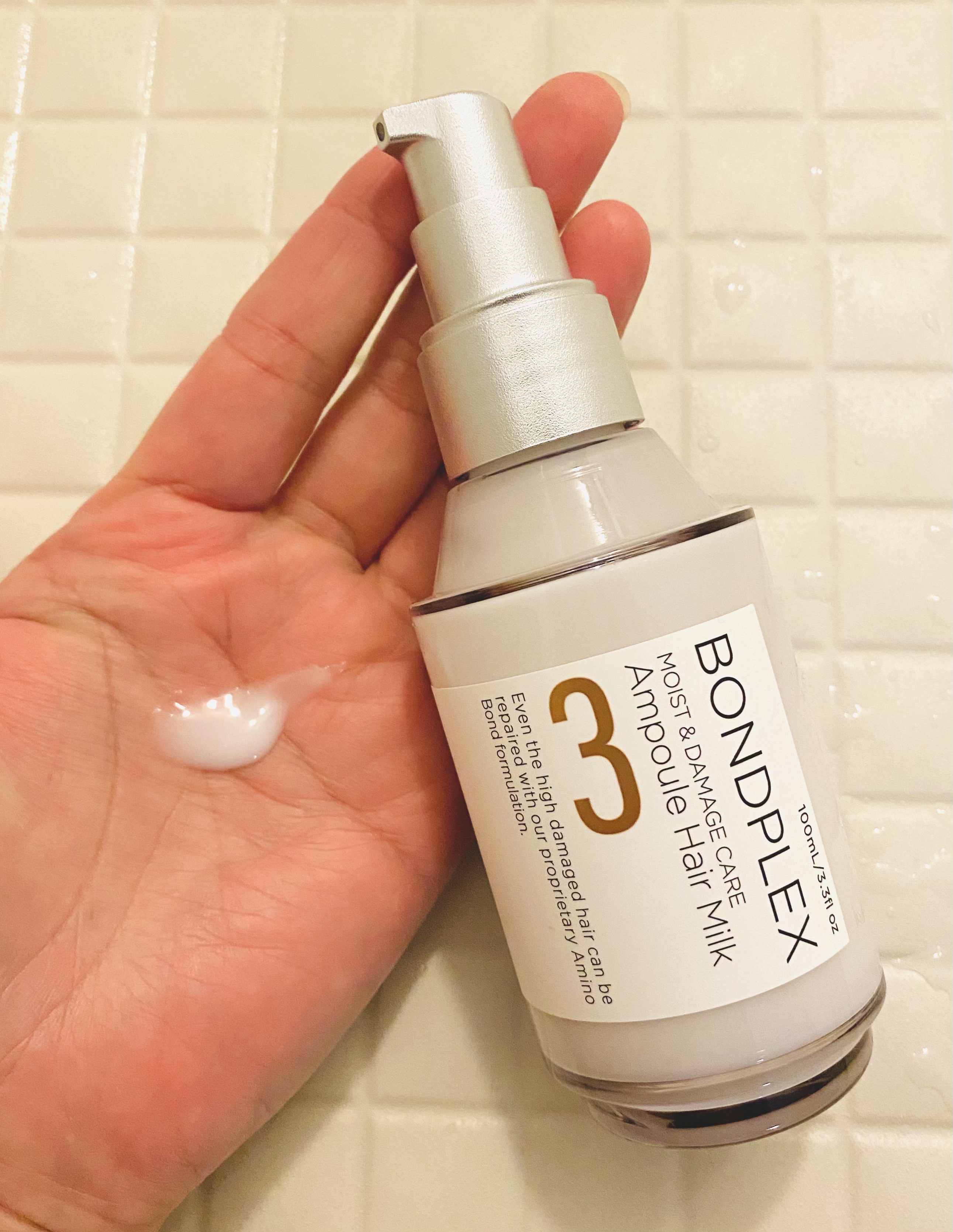 モイスト＆ダメージケア アンプルミルク/ボンドプレックス/ヘアミルクを使ったクチコミ（3枚目）