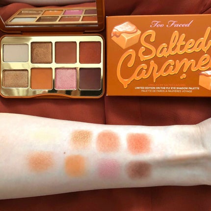 ソルテッド キャラメル ミニ アイシャドウ パレット/Too Faced/アイシャドウパレットを使ったクチコミ(3枚目)