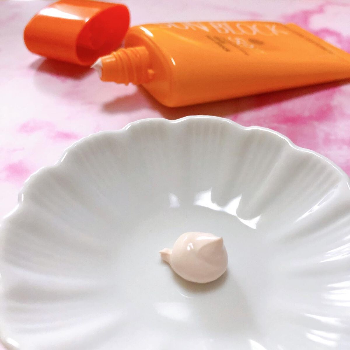 サラサラSUN デュオ サンブロック /ネイチャーリパブリック/日焼け止めクリームを使ったクチコミ(2枚目)