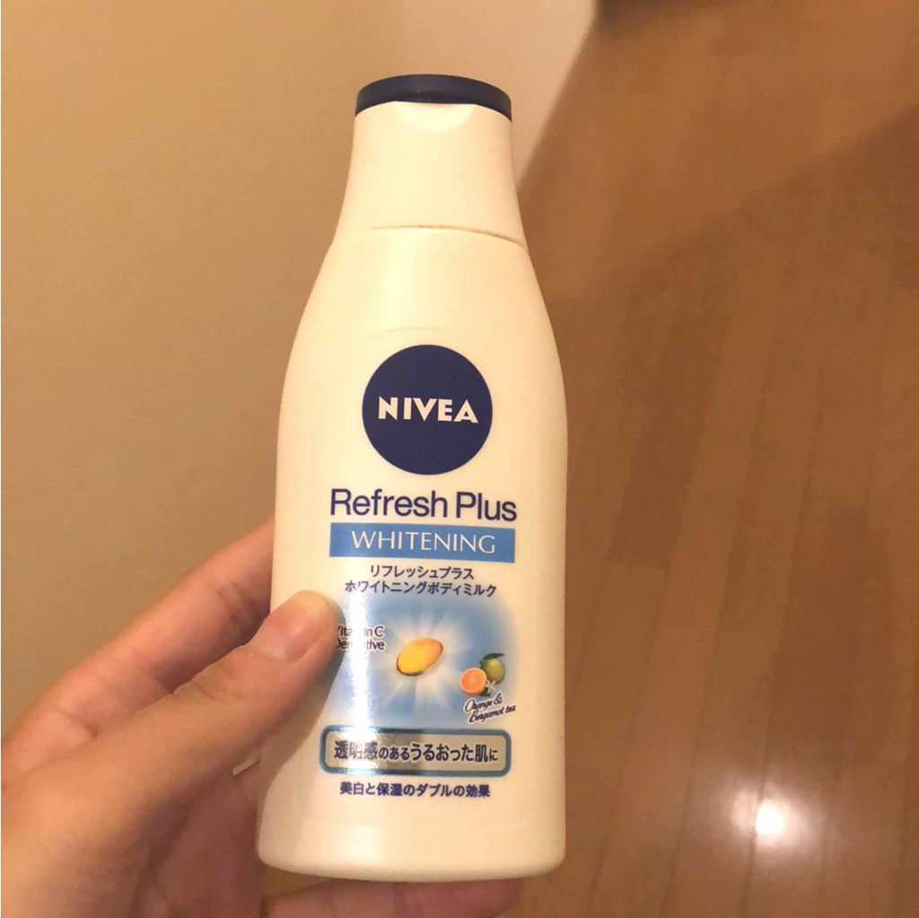 リフレッシュプラス ホワイトニング ボディミルク/ニベア/ボディミルクを使ったクチコミ（1枚目）