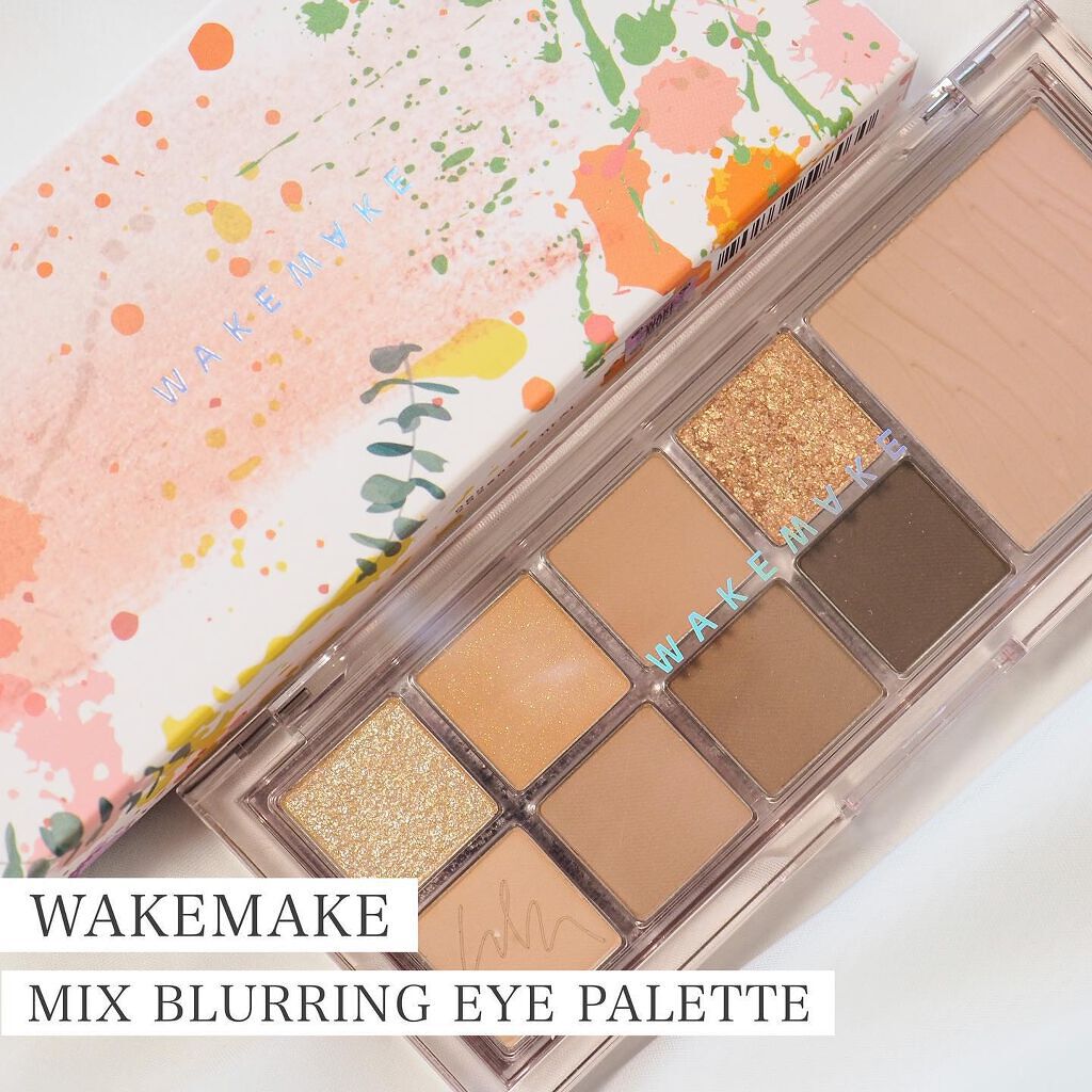 ミックスブラーリングアイパレット/wakemake/マルチパレットを使ったクチコミ（1枚目）