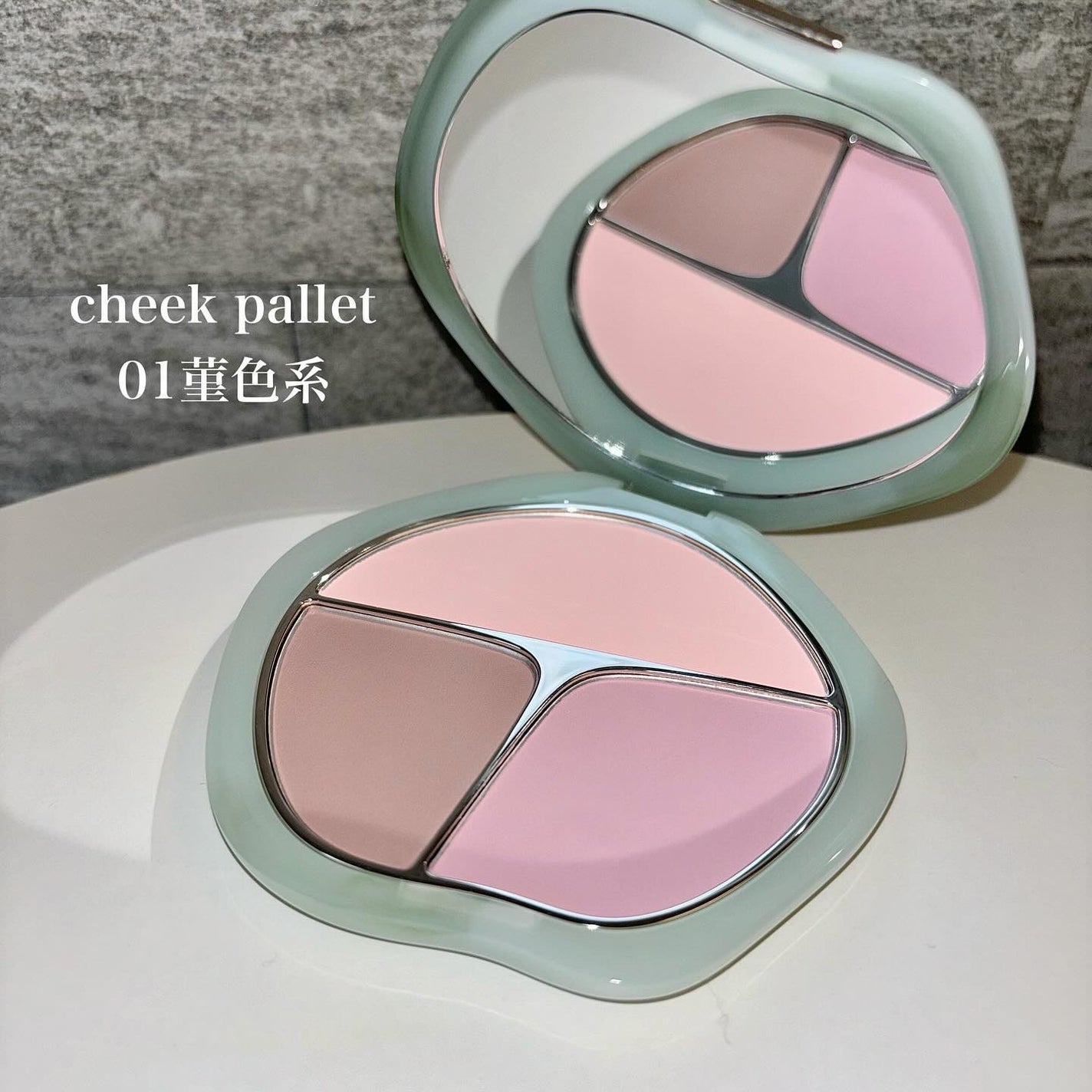 TIMAGE 3色チークパレット/TIMAGE/パウダーチークを使ったクチコミ(2枚目)