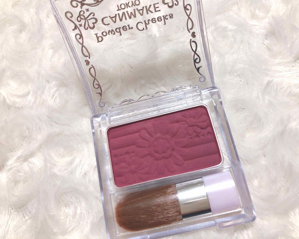 【旧品】パウダーチークス PW38 プラムピンク/キャンメイク/パウダーチークを使ったクチコミ（2枚目）