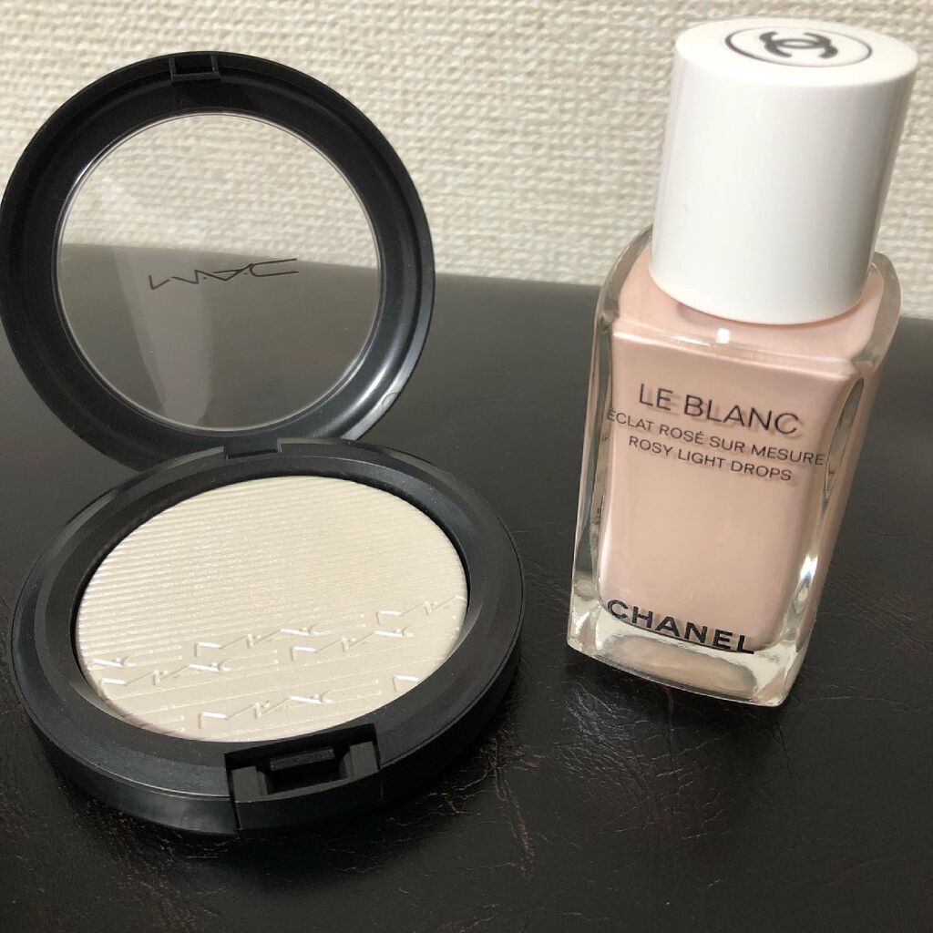 ル ブラン ロージー ドロップス/CHANEL/リキッドハイライトを使ったクチコミ（1枚目）