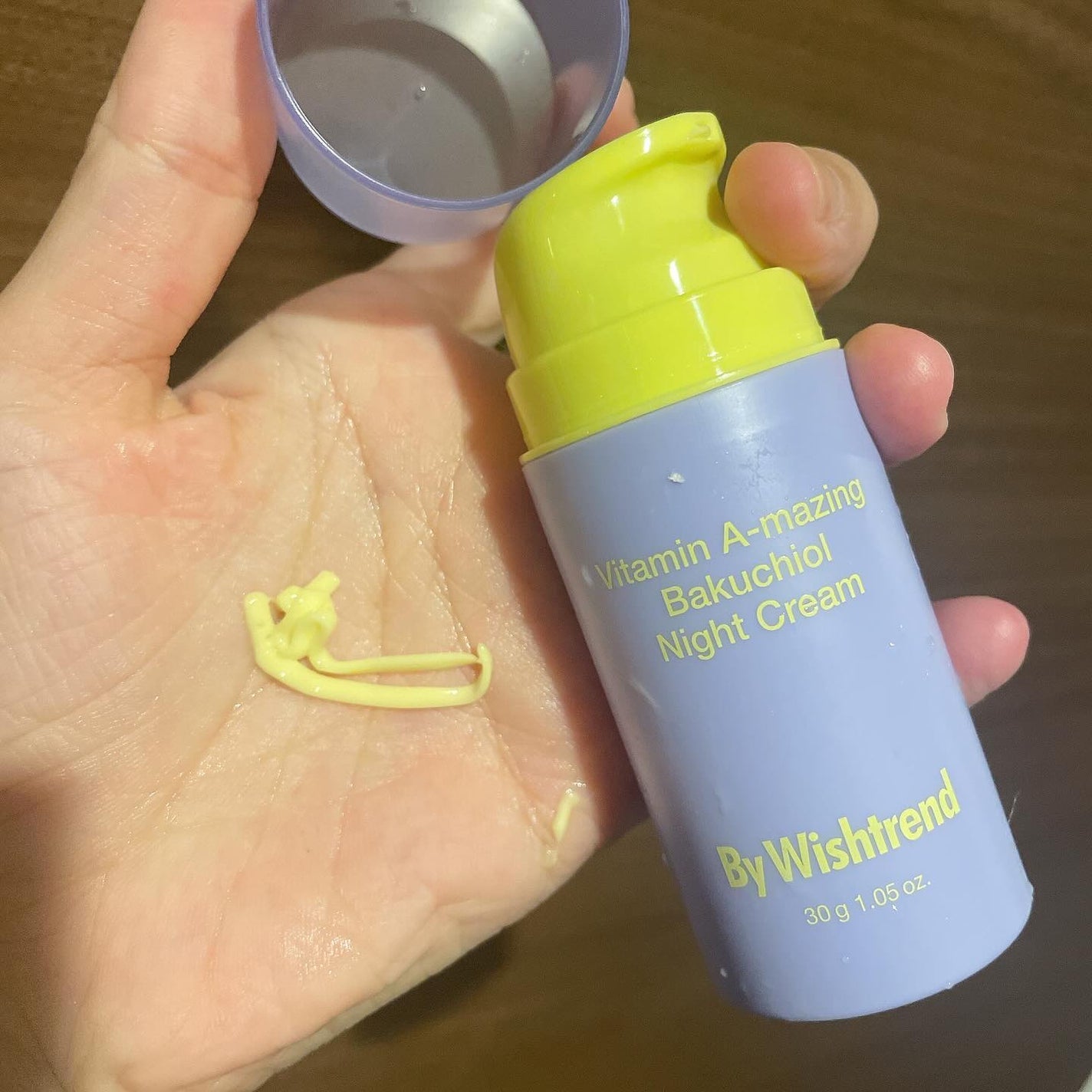ビタミンA-mazingバクチオールナイトクリーム/By Wishtrend/フェイスクリームを使ったクチコミ(1枚目)