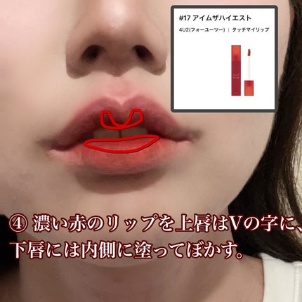 インク ベルベット/PERIPERA/口紅を使ったクチコミ(5枚目)