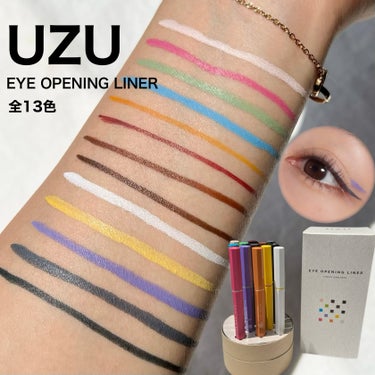 UZU BY FLOWFUSHI EYE OPENING LINERのクチコミ「全面アップデートされたUZUのアイライナー試した？
きっとこの夏楽しくなる🎐🩵🫧


UZU .....」（1枚目）