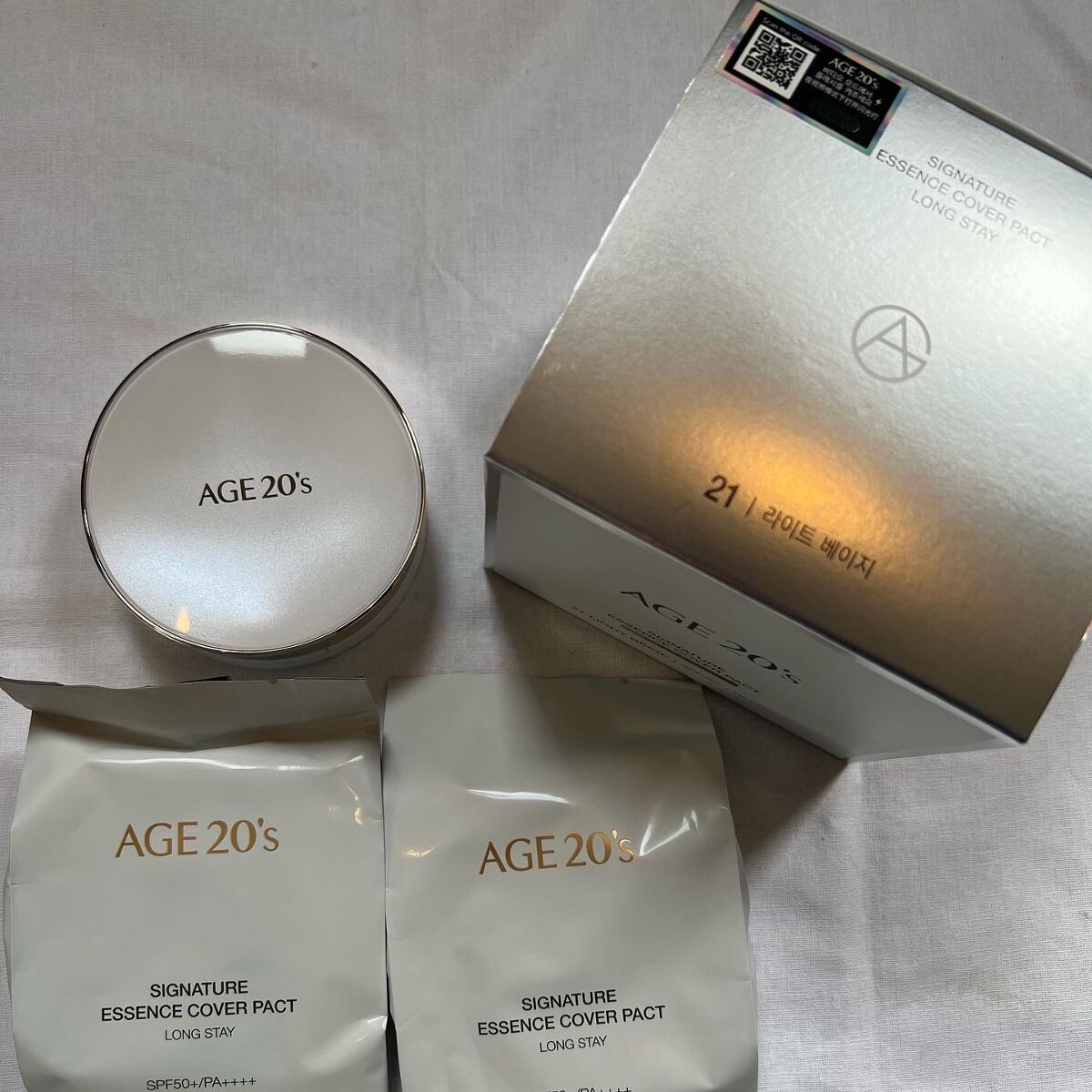 シグネチャーエッセンスカバーパクト ロングステイ/AGE20’s/クッションファンデーションを使ったクチコミ(9枚目)