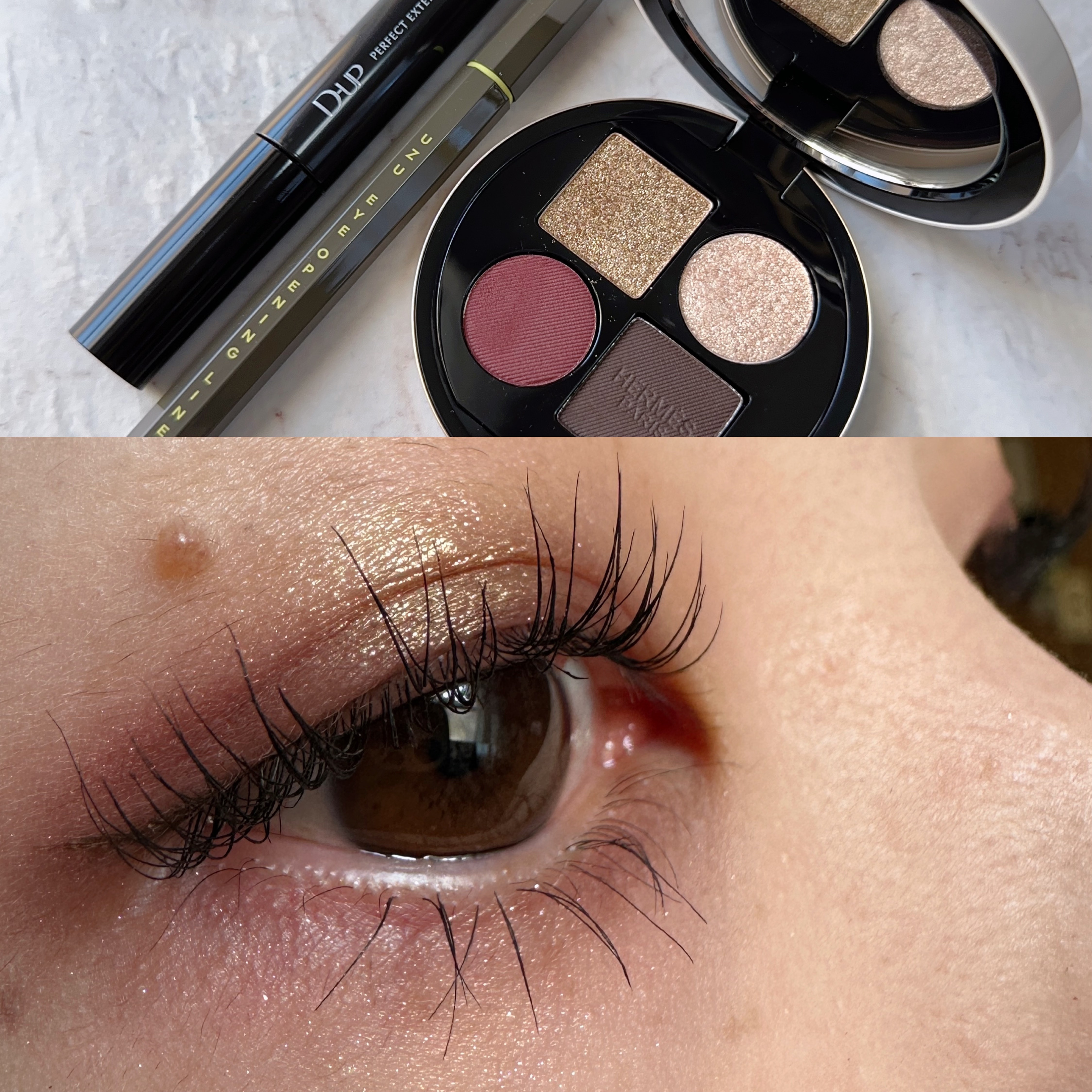 オンブル ドゥ エルメス パレット クワテュール 06 オンブル・モルドレ/エルメス/アイシャドウパレットを使ったクチコミ（1枚目）