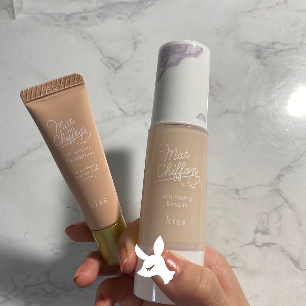 マットシフォン UVホワイトニングベースN/KiSS/化粧下地を使ったクチコミ(2枚目)