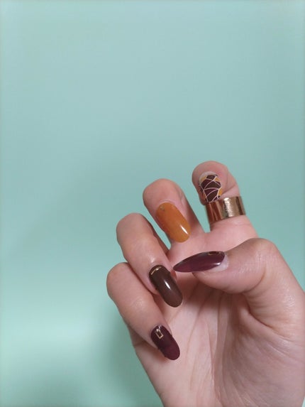 ジェルネイルシール/キャンドゥ/ネイルシールを使ったクチコミ(1枚目)