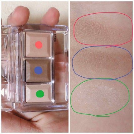 シークレットカラーアイズ/キャンメイク/アイシャドウパレットを使ったクチコミ(2枚目)