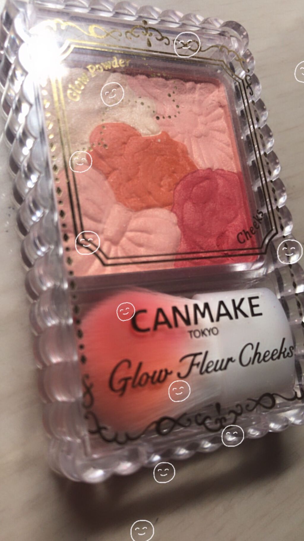グロウフルールチークス/キャンメイク/パウダーチークを使ったクチコミ（1枚目）