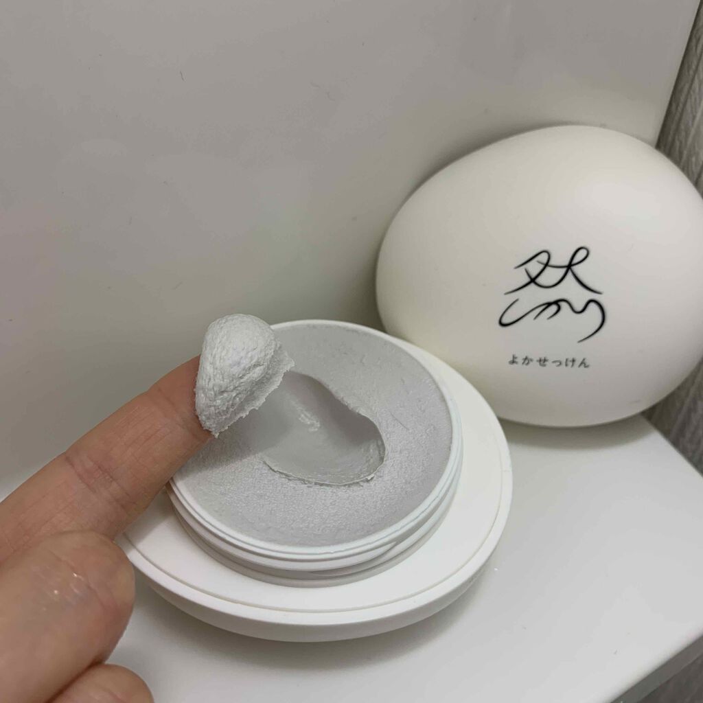 然 よかせっけん(ジャータイプ)/長寿の里/洗顔フォームを使ったクチコミ(2枚目)