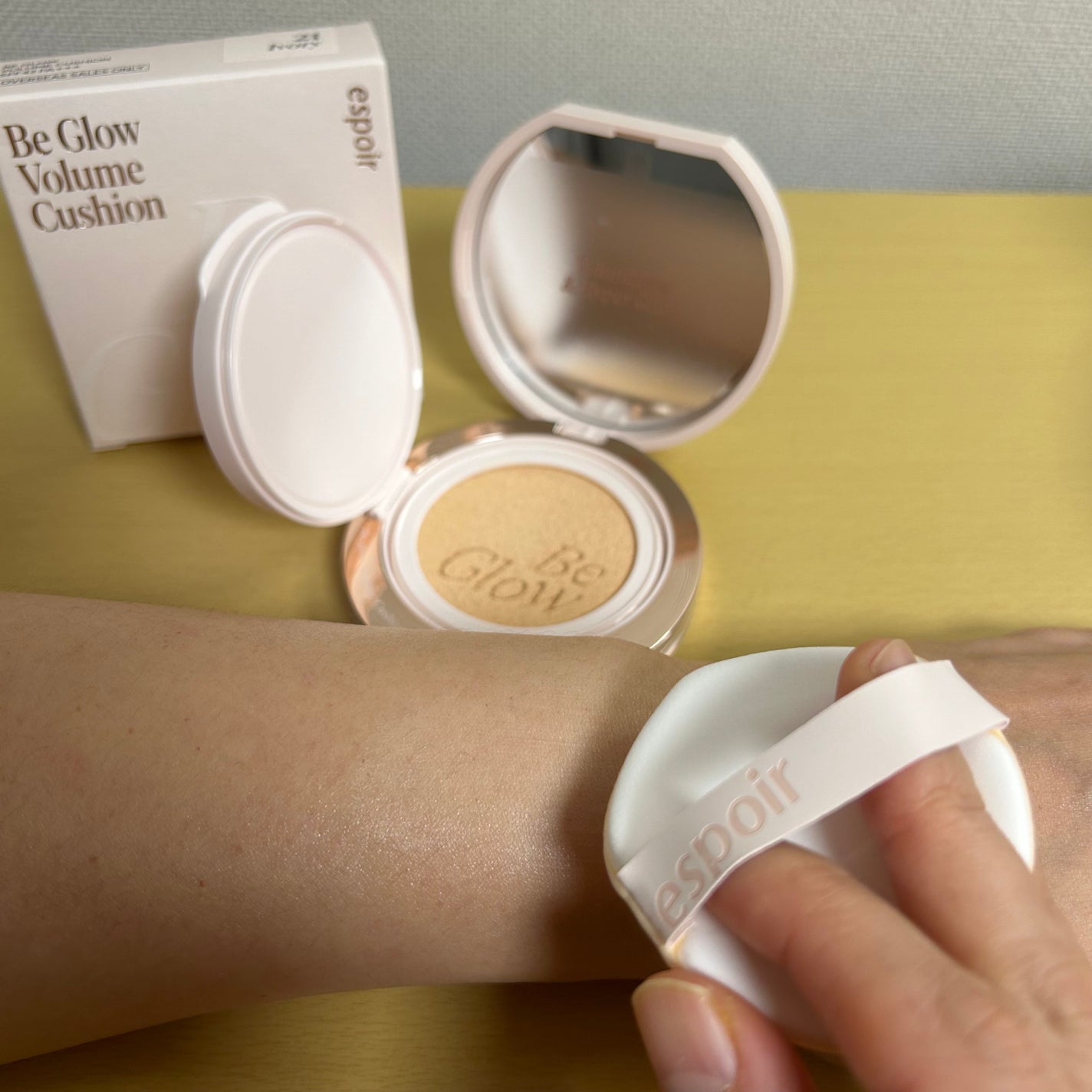 エスポア ビーグロー ボリュームクッション/espoir/クッションファンデーションを使ったクチコミ(2枚目)