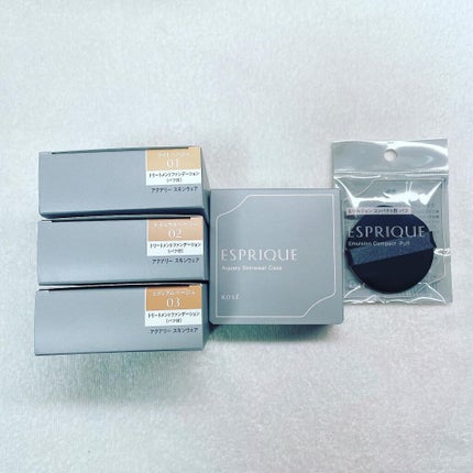 アクアリースキンウェア/ESPRIQUE/クッションファンデーションを使ったクチコミ(7枚目)