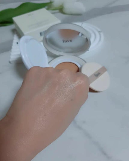 カーミンググロウアップクッションファンデーション/favs/リキッドファンデーションを使ったクチコミ(10枚目)