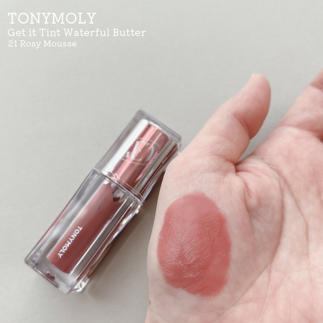 ゲットイットティント ウォーターフルバター/TONYMOLY/リップティントを使ったクチコミ（3枚目）