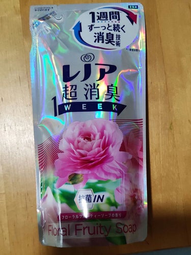 レノア 超消臭1WEEK 部屋干し用 花とおひさまの香り/レノア/柔軟剤を使ったクチコミ（1枚目）