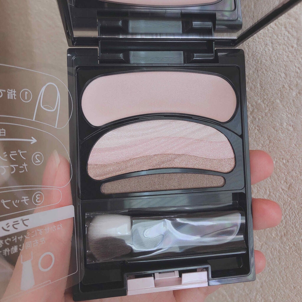 ブラシひと塗りシャドウ/オーブ/アイシャドウパレットを使ったクチコミ(2枚目)