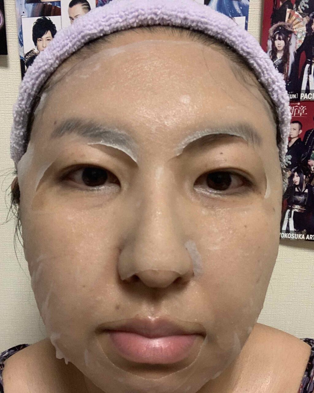 モイストファーマ シートマスク 3枚/unlabel/シートマスク・パックを使ったクチコミ（3枚目）