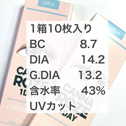CANNA ROZE 1DAY/URIA i-DOL/ワンデー(1DAY)カラコンを使ったクチコミ(5枚目)
