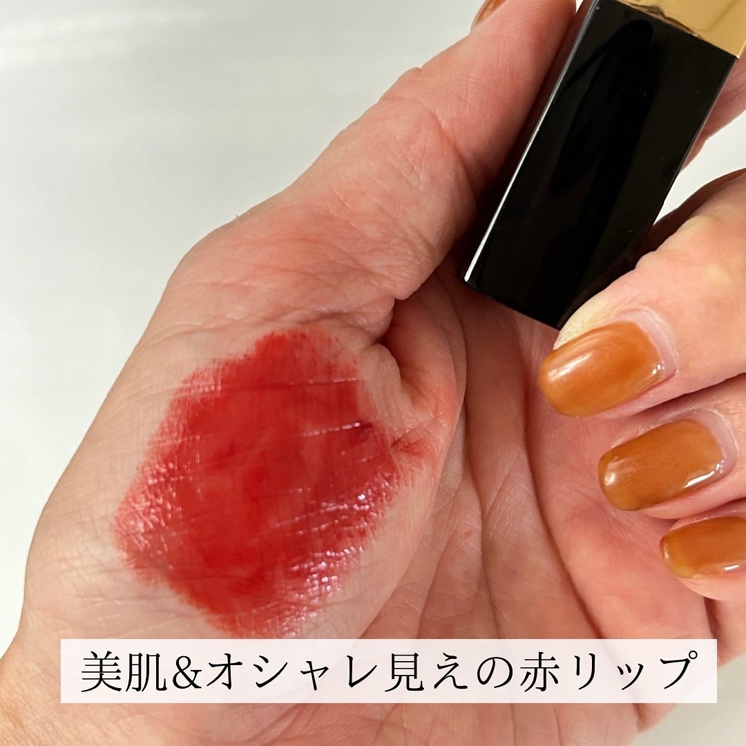 HIROMI アラフォーコスメ on LIPS 「【イエベ秋のオレンジレッドリップ💄】秋はブラウンだけじゃない!..」(5枚目)