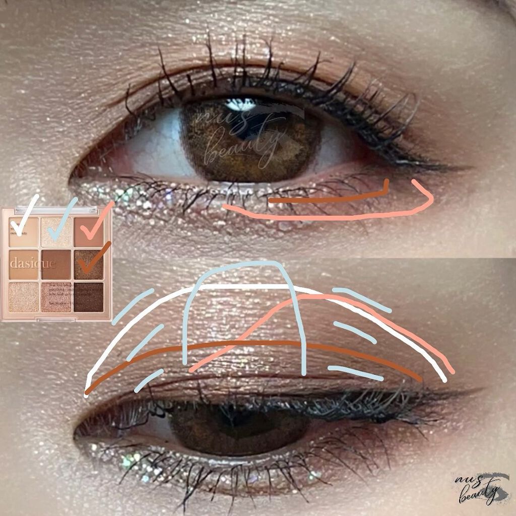 シャドウパレット/dasique/アイシャドウパレットを使ったクチコミ(2枚目)