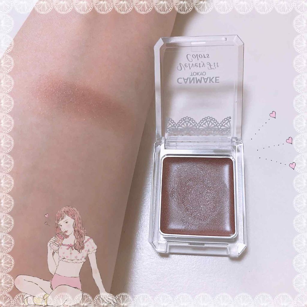 ベルベッティフィットカラーズ/キャンメイク/ジェル・クリームアイシャドウを使ったクチコミ（3枚目）