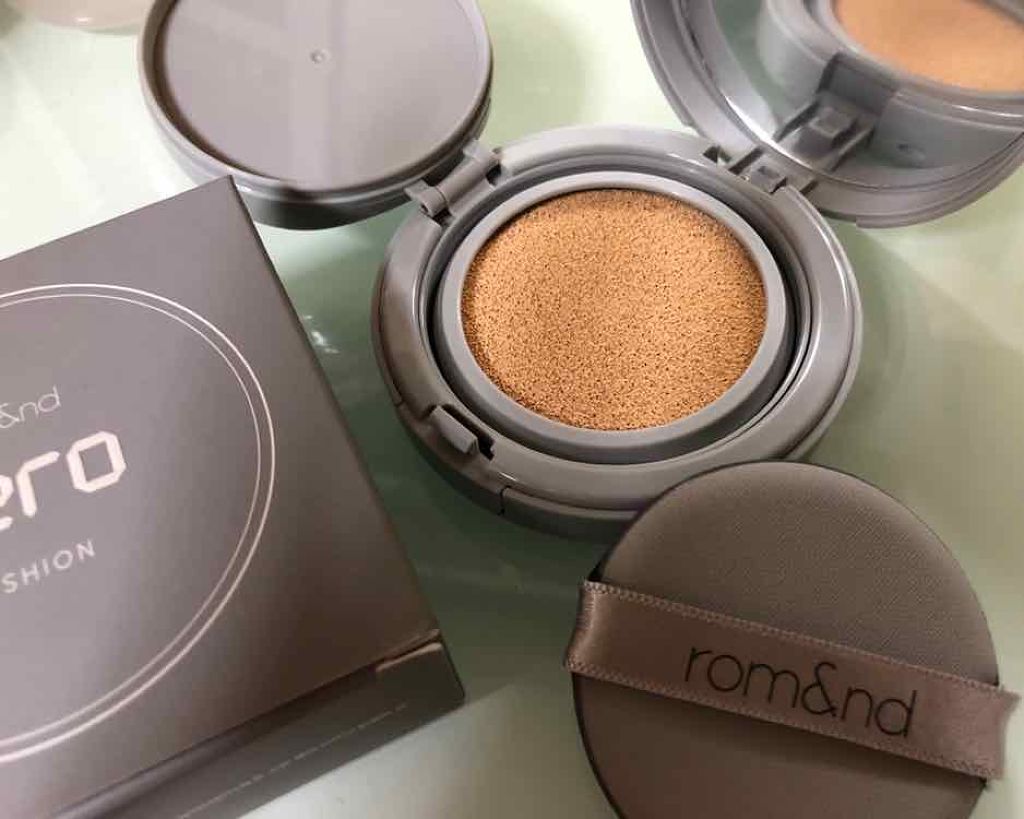 ゼロクッション/rom&nd/クッションファンデーションを使ったクチコミ(3枚目)