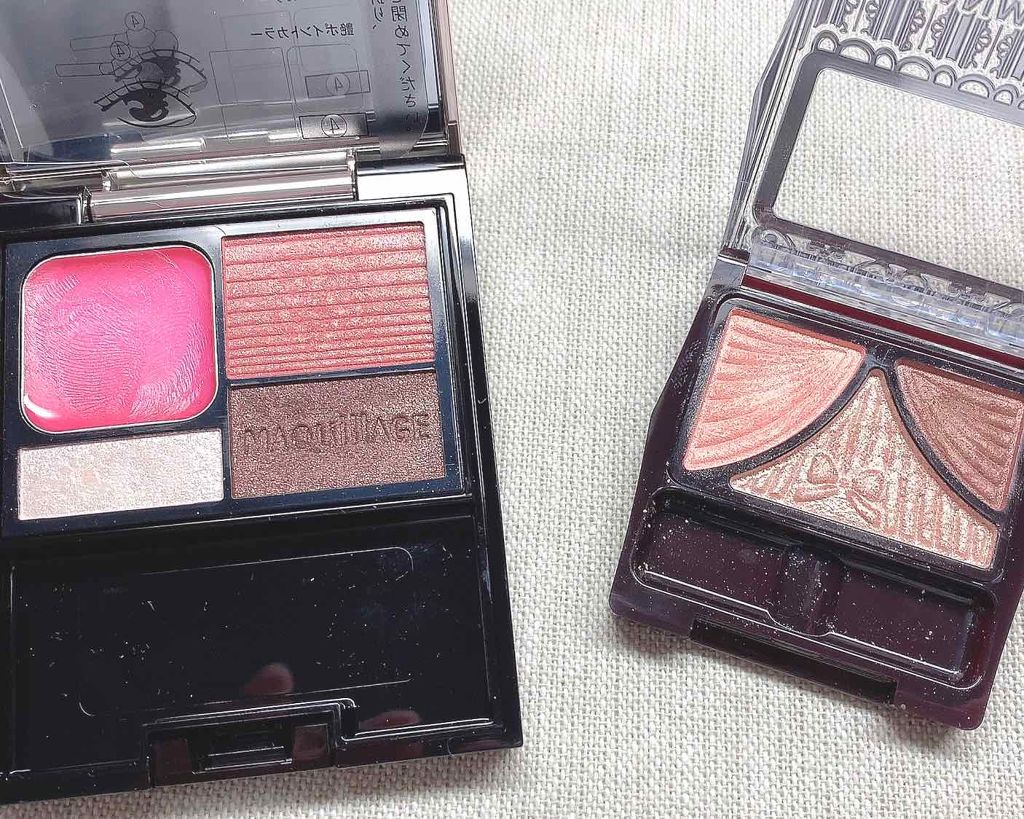 ドラマティックスタイリングアイズD/マキアージュ/アイシャドウパレットを使ったクチコミ（1枚目）