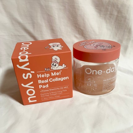 ヘルプミー! リアルコラーゲンパッド/One-day's you/トナーパッドを使ったクチコミ(1枚目)