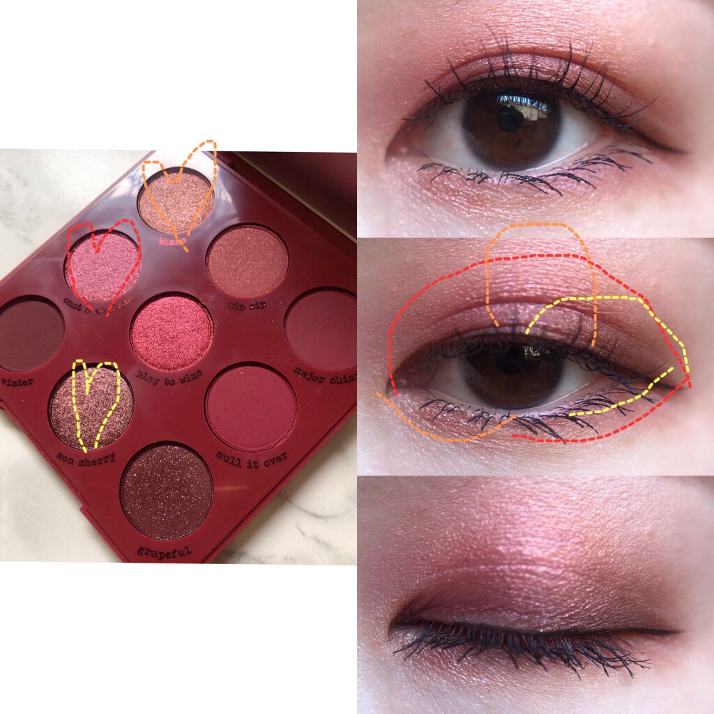 Wine&Only/ColourPop/アイシャドウパレットを使ったクチコミ(3枚目)